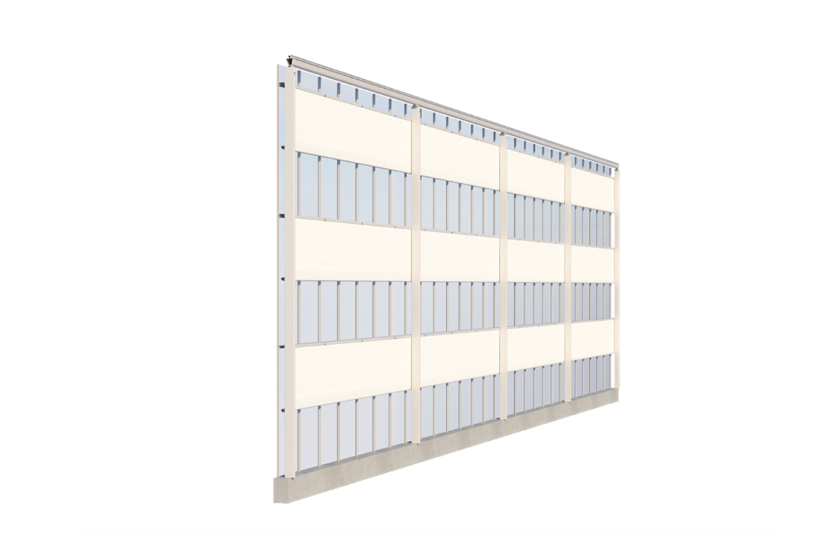 ValkGableVision | Verticale scherminstallatie voor de tuinbouw