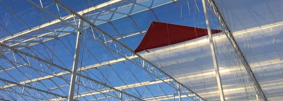 ValkScreenVision 2.0 | El instalación de pantallas más avanzado para invernaderos Venlo